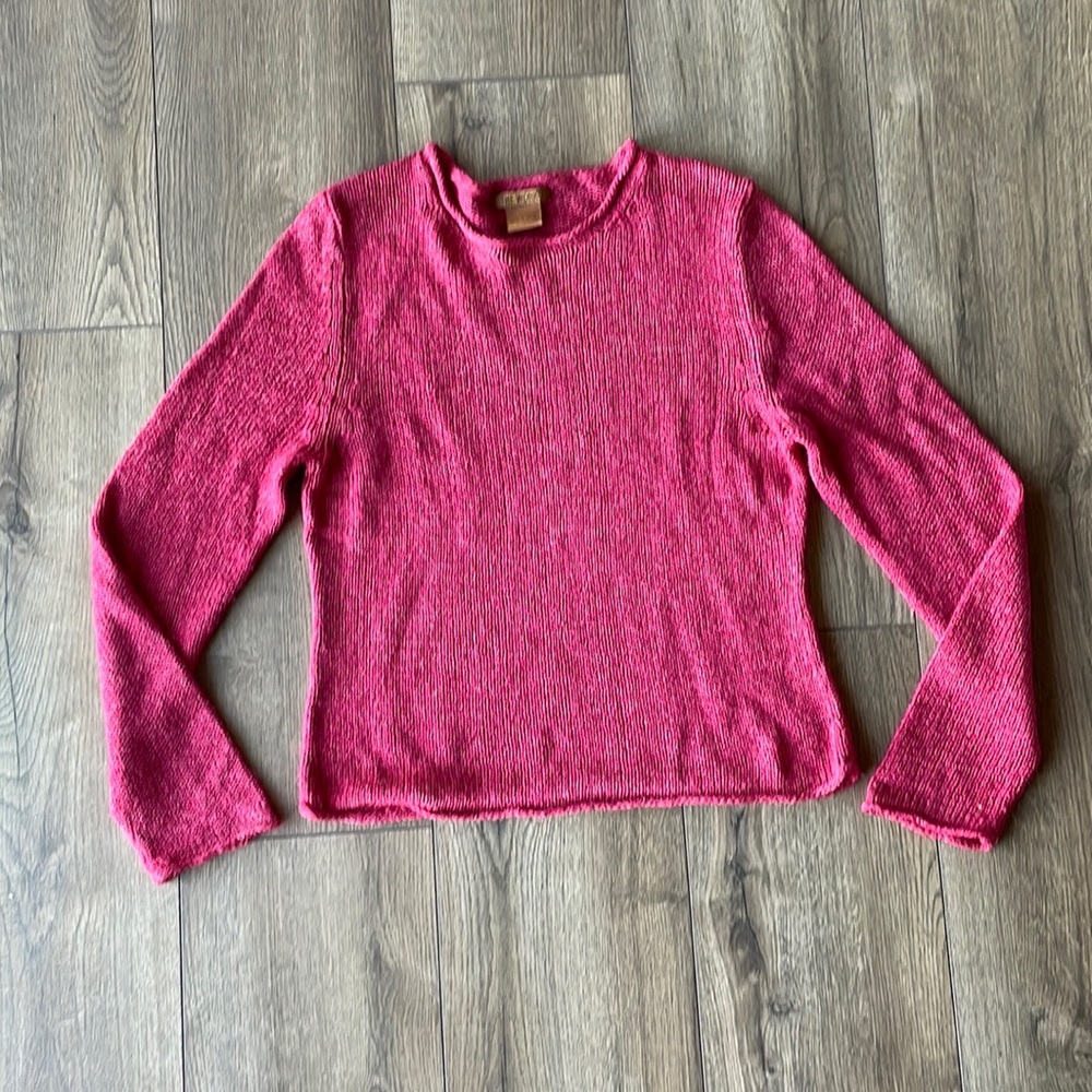 Silk blend lightweight sweater